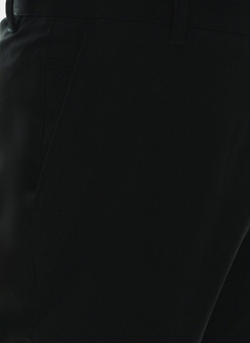 Gładkie spodnie męskie w kolorze czarnym