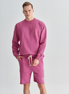 Różowe szorty oversize C22SF-WS-004-R-0