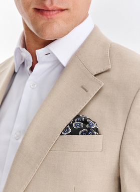 Beżowa marynarka męska