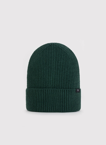 Bawełniana czapka w kolorze zielonym