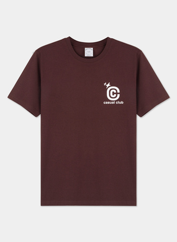 T-shirt brązowy C21WF-TX-054-A