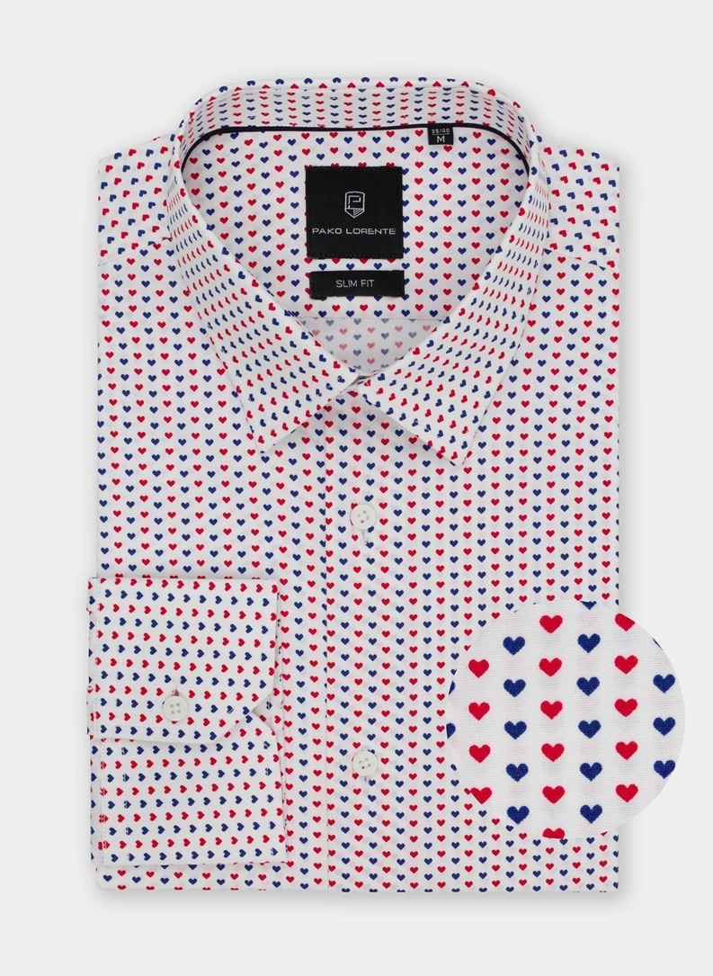 Koszula męska LOVE P20SF-1X-008-B