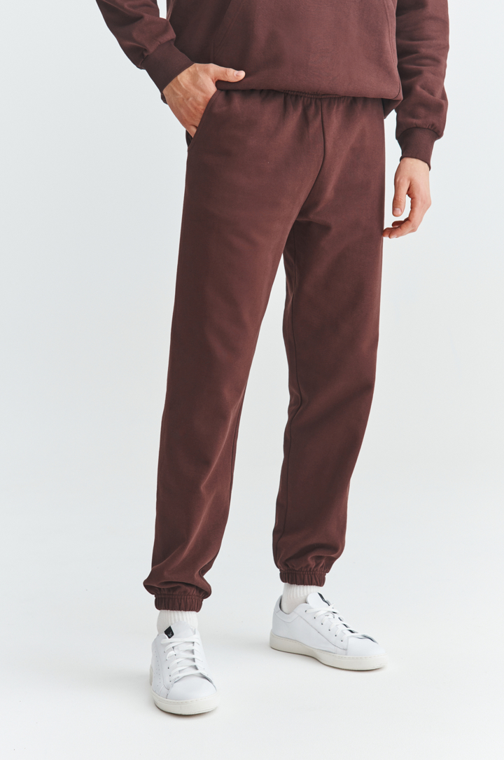 Spodnie dresowe brązowe C21WF-WD-012-A